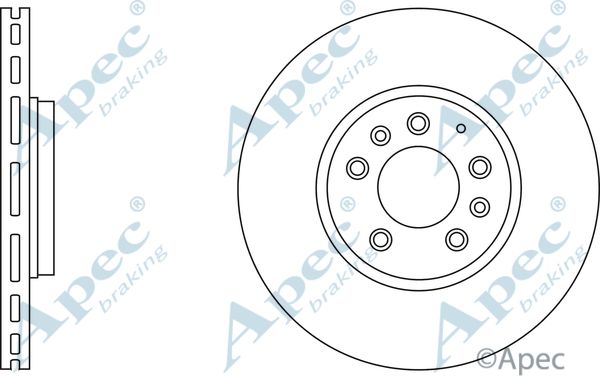 APEC BRAKING Тормозной диск DSK2747